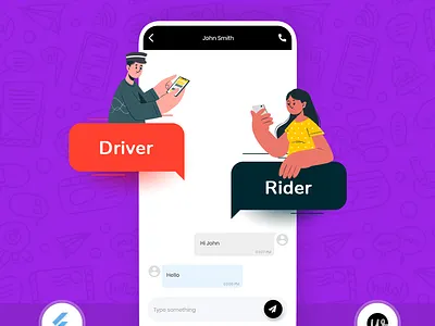 Enhance communication in your on-demand taxi app with Wooberly animation branding