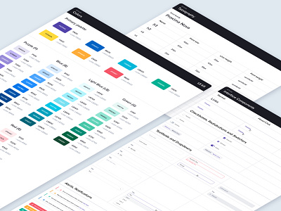 Design System app branding button color palette color scheme colors components guideline input interface minimal product styleguide typography ui visual identity web