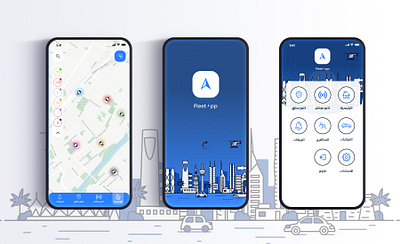 FleetApp ui/ux cars ui ui design