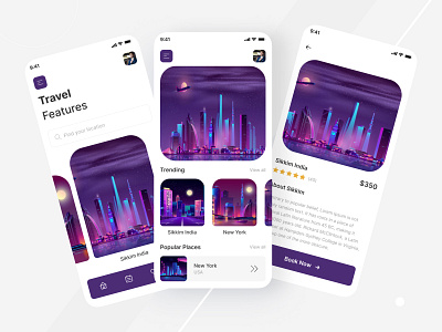 Travel App Concept animation appdesign apps best ui designer creative agency creative app creative design design landing page tour travel travel app travel tour trendy app design uidesign uiuxdesign ux uxdesign web app