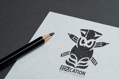 Education Logo Design branding design flat graphic design illustration illustrator logo typography ui vector