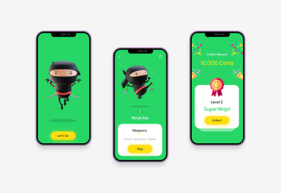 Kids Game UI - Designing Apps For Kids - Typography, Style app deisgn free free downlaod game game for kids game ui home page kids game mobile app ui deisgn ui design