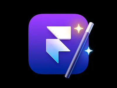 Framer App Icon 3d animation branding design framer framerjs graphic design illustration interaction ios logo motion graphics prototype ui