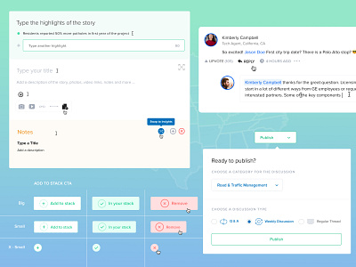 Govlaunch — Startup Design System - More Components avatar blue card cards checkboxes component cta design design system duotone edit input profile tooltip uiux ux web web app webdesign