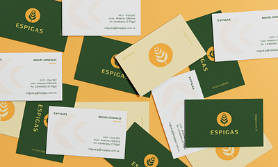 Business Card - Espigas branding businesscard graphic design identidadvisual logo papeleria