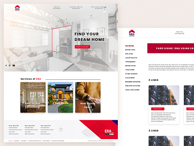 ERA Real State branding graphic design ux webdesign