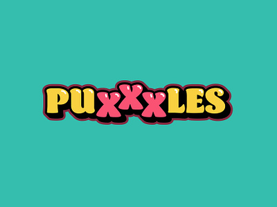 Puxxxles Logo branding design logo puzzle