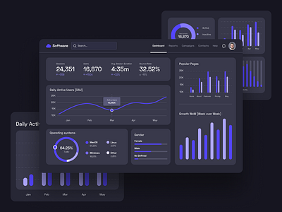 Illustrations | Software Webflow UI Kit Template home