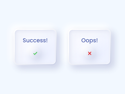 Neumorphic Modals dailyui neumorphism ui