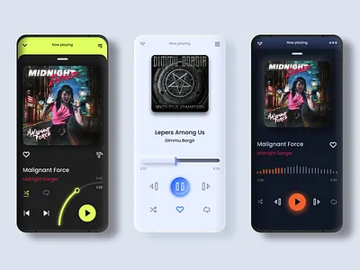 Music Player dailyui mobile ui ui ux