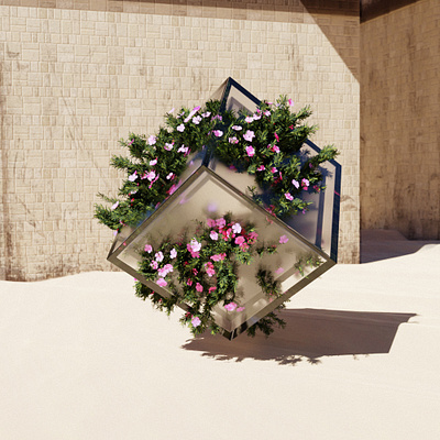 sandbox blender desert plants render sand