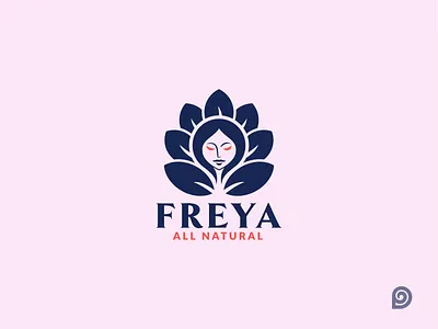 Freya Natural Beauty Logo beauty beauty logo brand logo branding care creative creative logo cute logo design designollo freya illustration leaf logo logo logo creative logodesign mimimal logo natural logo wellness