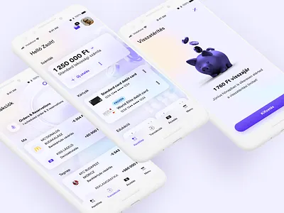 Futuristic financial app concept app concept financial futuristic mobile neon transparent ui