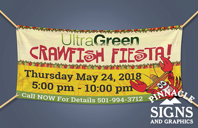 Ultra Green Crawfish Banner