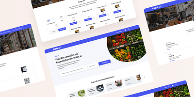GO! Marketplace homepage landing page landingpage marketplace vegetables website