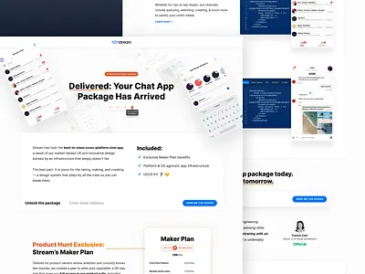 Landing page concept for a PH launch brand landing landing page launch marketing visual visual design