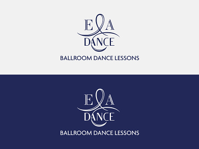 E&A Dance Logo ballroom ballroom dance graphic design logo logo design