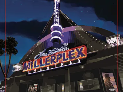 Theater room commissioned work branding design graphic design logo