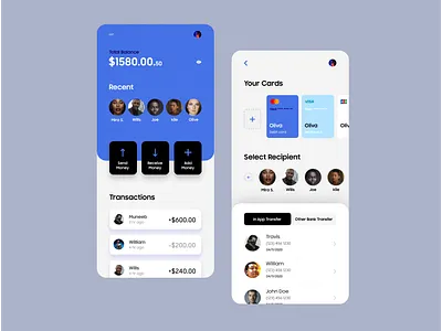 Payment Transfer Mobile UI branding design graphic design illustration mobileapp mobileui money payment paymenttransfer paymenttransfermobileapp send transfer typography ui uiux uiuxdesign uiuxdesigner