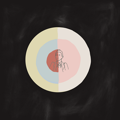 The lady design flat illustration illustrationoftheday minimal