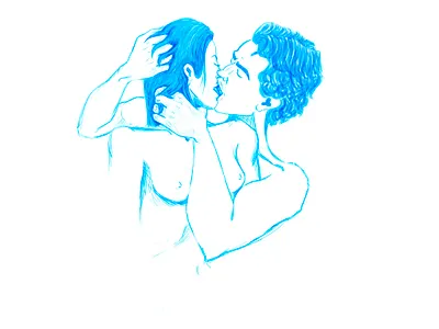 The Lovers 3d animation app art branding cannabis design illustration logo