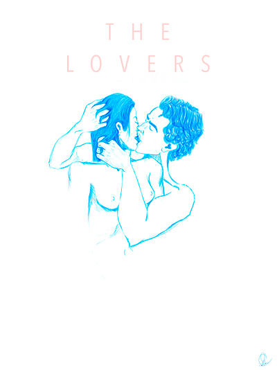 The Lovers 3d animation app art branding cannabis design illustration logo