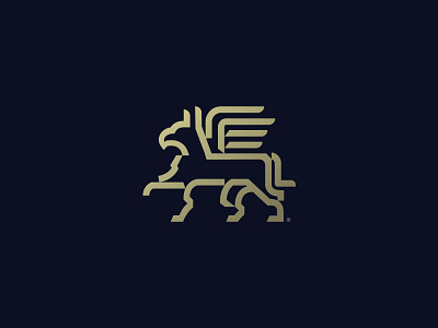 Hippogriff®️ animal brand branding concept design elegant graphic design illustration logo logo design logomark luxury minimal minimalist nature simple symbol ui ux vector