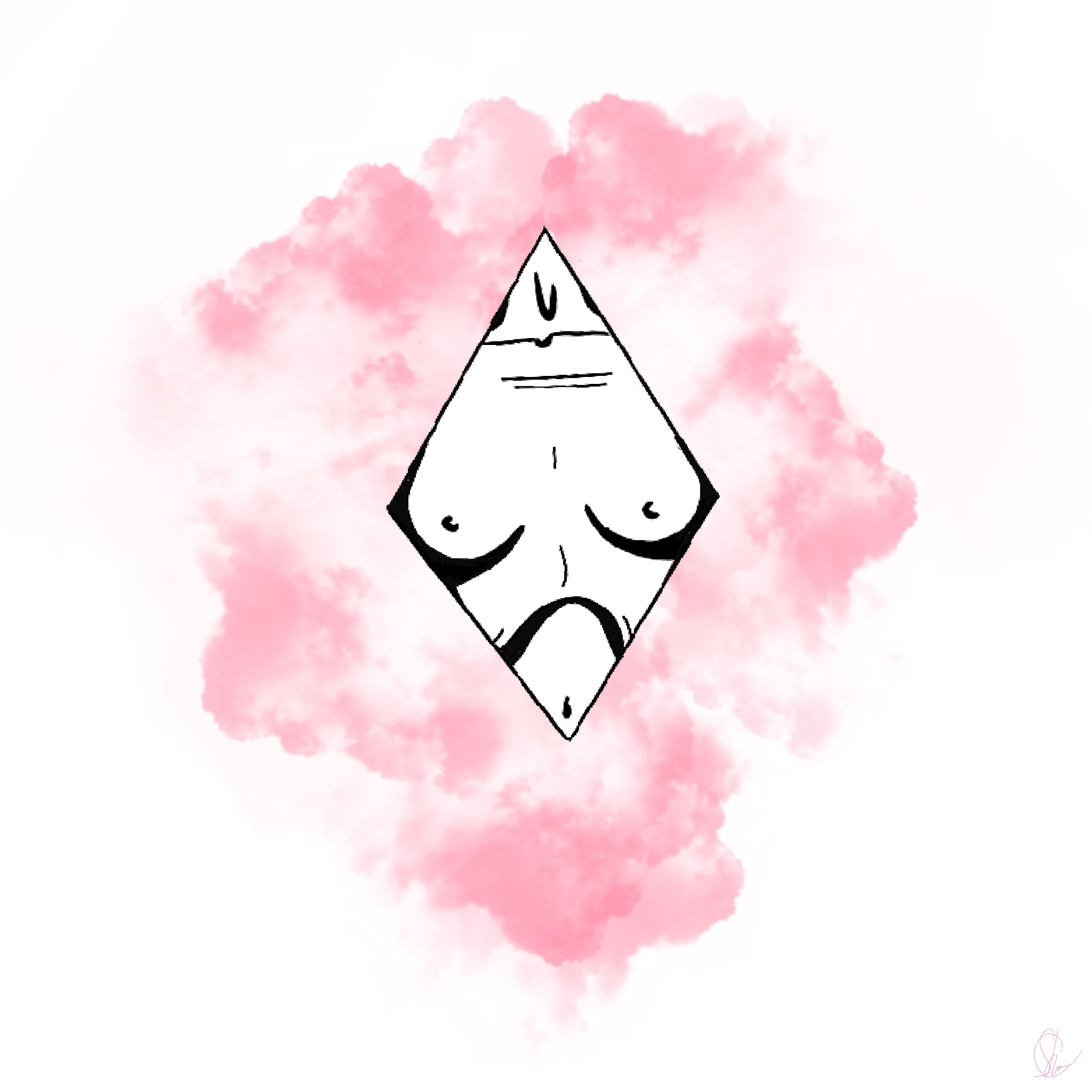 Example of Pink Clouds of Tit