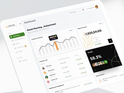 Property Management Dashboard clean dashboard home management lease minimal property management real estate real estate app rent saas saas applications smart home ui user interface ux visual design web app website