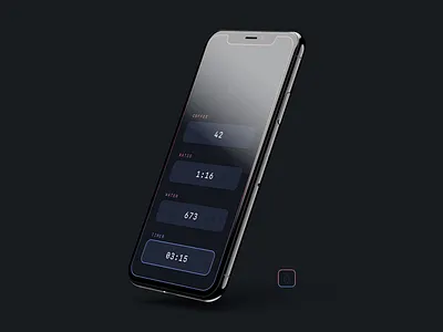 Coffee Timer, Again. app coffee design iphone logo timer ui