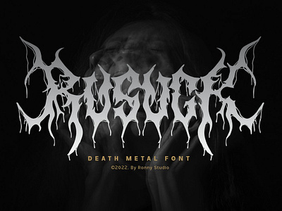 Rusuck - Death Metal Font