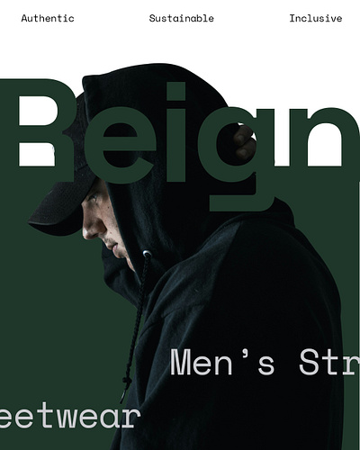 Reign Streetwear Poster reign streetwear streetwear identity