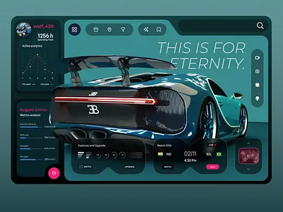 Racing Video Game Interface UI Concept 3d animation game game design graphic design render ui ux videogame visual