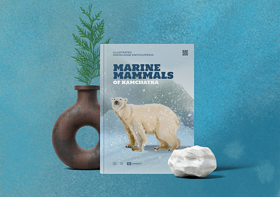 Marine Mammals of Kamchatka Encyclopedia Illustations animals illustration artwork design digital illustration editorial education encyclopedia illustration kamchatka layout mammals marine procreate white bear winter