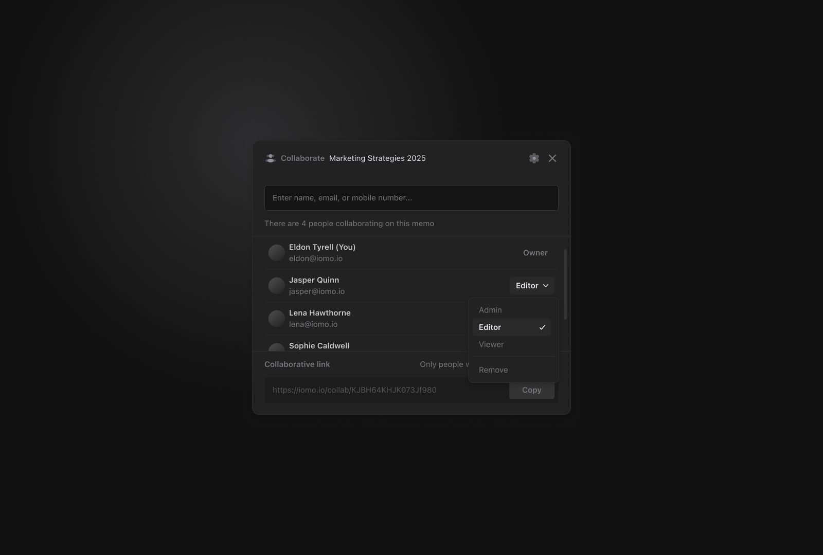 Invitation to collaborate or share collaboration invitation to collaborate invite to share product design share sharing ui ux