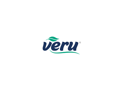 Veru app branding design logo vector web