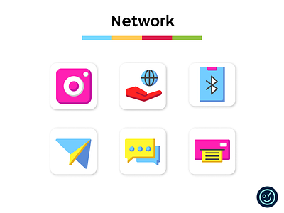 Network & Communication icon pack communication design icon icon design icon set iconography icons illustration network ui