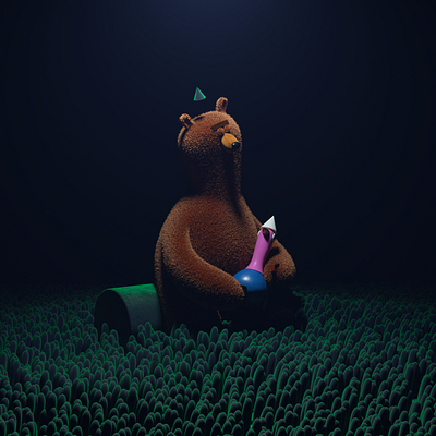 OSO 3d c4d character illustration octane render