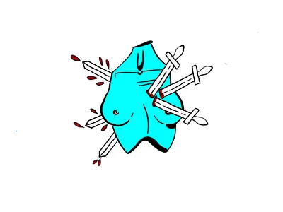 Blue/Green Stabbed Tiddies