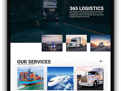 Logistic web design design designer looking for job ui ui design ux design uxdesign web webdesign
