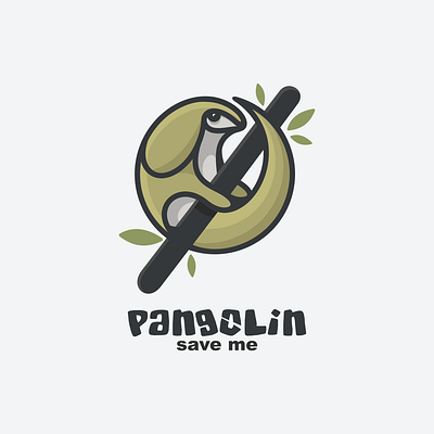 pangolin animals animation branding design flat illustration logo typography ui ux vector