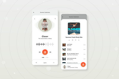 Music Player-DailyUI 009 app dailyui design ui uiux ux