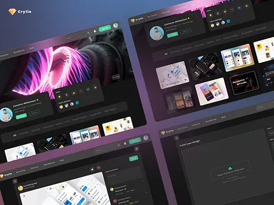 Crytie (Design Portal) 3d animation app branding design graphic design logo motion graphics ui ux