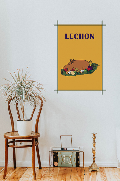 Filipino Fiesta – Lechon aapi art design filipino art food illustration illustration