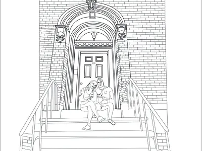 Line art illustration black and white carton art design digital illustration face drawing illustration illustration art line art line art logo line art portrait logo one line art vector victor art