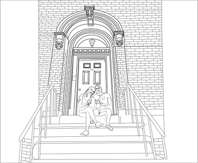 Line art illustration black and white carton art design digital illustration face drawing illustration illustration art line art line art logo line art portrait logo one line art vector victor art