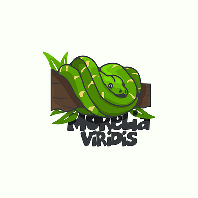 morelia viridis animation branding design flat illustration logo snack typography ui ux vector