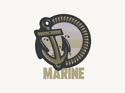 anchor anchor animation branding design flat illustration logo marine typography ui ux vector