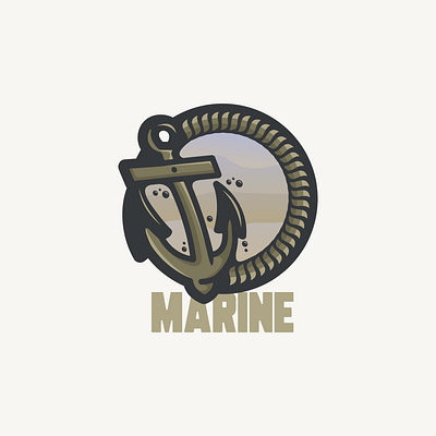 anchor anchor animation branding design flat illustration logo marine typography ui ux vector