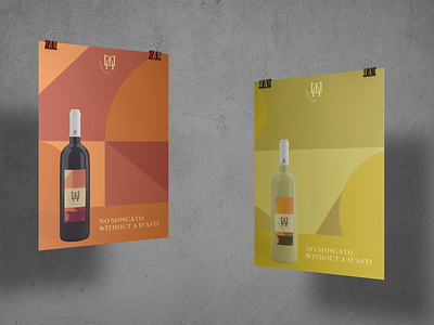 Moscato d'Asti branding adobe illustrator art brand brand design brand identity branding clean concept creative design flat geometric graphic design illustration logo minimal packaging poster vector wine